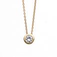 0.26ct Diamond Solitaire Pendant - 01017190 | Heming Diamond Jewellers | London