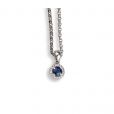 Sapphire And Diamond Pendant - 01026211 | Heming Diamond Jewellers | London