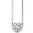 Diamond Heart-Shaped Necklace