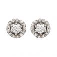 Diamond Cluster Earrings - 00020863 | Heming Diamond Jewellers | London