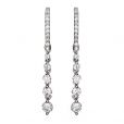 Diamond Drop Earrings - 00020508 | Heming Diamond Jewellers | London