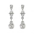 Diamond Drop Earrings - 00020857 | Heming Diamond Jewellers | London