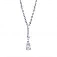 Diamond Drop Pendant - 00022064 | Heming Diamond Jewellers | London