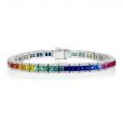 Multi Sapphire Bracelet - 02022191 | Heming Diamond Jewellers | London