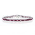 Ruby and Diamond Bracelet - 01017593 | Heming Diamond Jewellers | London