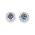 Sapphire and Diamond Earrings - 00022816 | Heming Diamond Jewellers | London