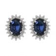 Sapphire And Diamond Earrings - 02020839 | Heming Diamond Jewellers | London