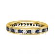 Sapphire and Diamond Full Eternity Ring - 00018703 | Heming Diamond Jewellers | London
