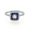 Sapphire & Diamond Dress Ring - 00021407 | Heming Diamond Jewellers | London