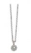 Diamond flower cluster pendant - 02022697 | Heming Diamond Jewellers | London