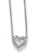 Diamond Heart Pendant - 00023935 | Heming Diamond Jewellers | London