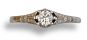 Vintage Diamond Solitaire Ring - 02021877 | Heming Diamond Jewellers | London