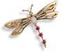 Ruby And Opal Dragonfly Brooch - 00024841 | Heming Diamond Jewellers | London