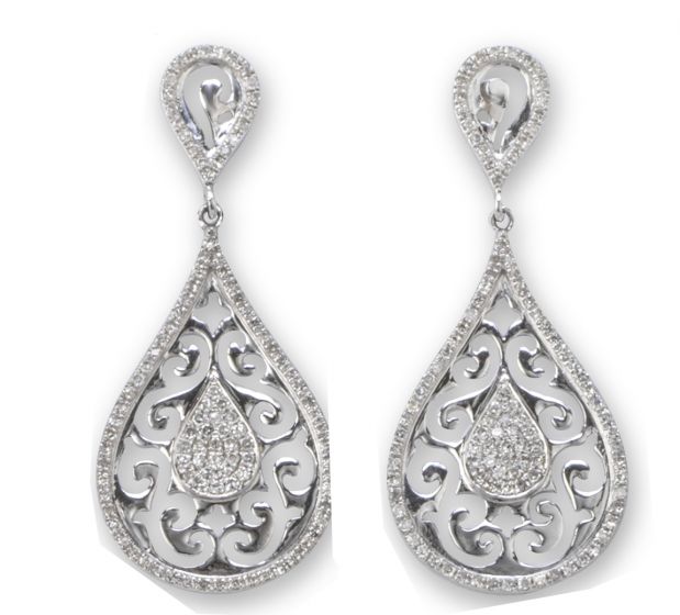 Diamond Drop Earrings