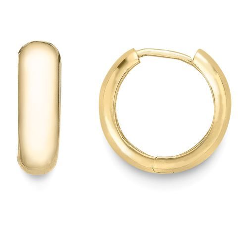 Gold Hoop Earrings - 00024493 | Heming Diamond Jewellers | London