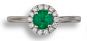 Emerald And Diamond Ring - 00022379 | Heming Diamond Jewellers | London