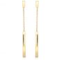 Gold Drop Earrings - 00024547 | Heming Diamond Jewellers | London