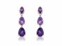 Amethyst Earrings - 00025050 | Heming Diamond Jewellers | London