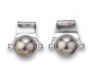 Vintage Black Pearl and Diamond Earrings - 02024451 | Heming Diamond Jewellers | London