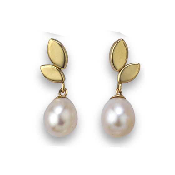Pearl Drop Earrings - 00025376 | Heming Diamond Jewellers | London