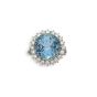 Aquamarine and Diamond Ring - 02024752 | Heming Diamond Jewellers | London