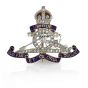 Diamond Enamel Royal Artillery Brooch - 02019698 | Heming Diamond Jewellers | London