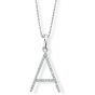 Diamond Initial 'A' Pendant - 00018882 | Heming Diamond Jewellers | London