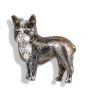 French Bulldog Brooch with Sapphire and Diamond - 02022567 | Heming Diamond Jewellers | London