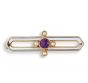 Edwardian Amethyst & Half Pearl Brooch - 02022975 | Heming Diamond Jewellers | London