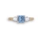 Vintage Aquamarine & Diamond Ring - 02024080 | Heming Diamond Jewellers | London