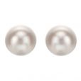 11.5 - 12mm Button Pearl Stud Earrings - 02020389 | Heming Diamond Jewellers | London