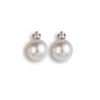 Pearl And Diamond Earrings - 00024767 | Heming Diamond Jewellers | London