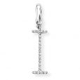 Diamond Initial 'I' Charm / Pendant (9ct) - 00019102 | Heming Diamond Jewellers | London