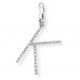 Diamond Initial 'K' Charm / Pendant (9ct) - 00019104 | Heming Diamond Jewellers | London