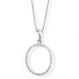 Diamond Initial 'O' Pendant - 00018896 | Heming Diamond Jewellers | London
