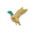 Flying Duck Brooch - 00023901 | Heming Diamond Jewellers | London