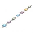 Multi Gem Bracelet - 00019593 | Heming Diamond Jewellers | London