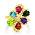 Multi Gemstone Ring - 02023585 | Heming Diamond Jewellers | London