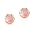 Rose Quartz Earrings - 00025023 | Heming Diamond Jewellers | London