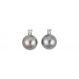 Tahitian Pearl Earrings - 00022770 | Heming Diamond Jewellers | London