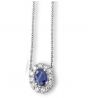 Sapphire and Diamond Necklace - 00025354 | Heming Diamond Jewellers | London